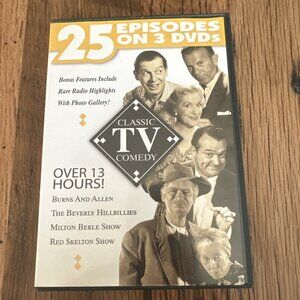 Classic TV Comedy DVD Milton Berle Red Skeleton Beverly Hillbillies Burns Allen